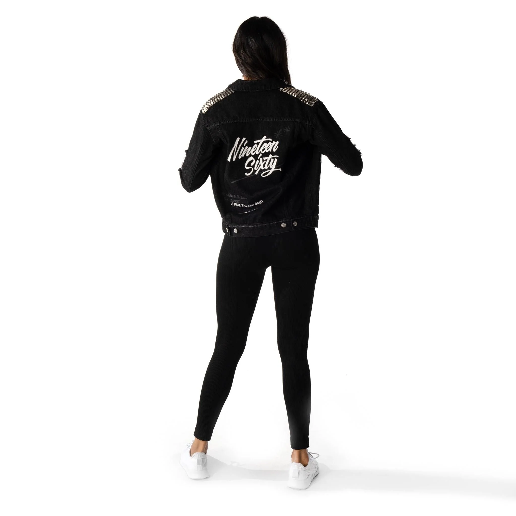 Las Vegas Raiders Womens Denim Jacket - Image 4