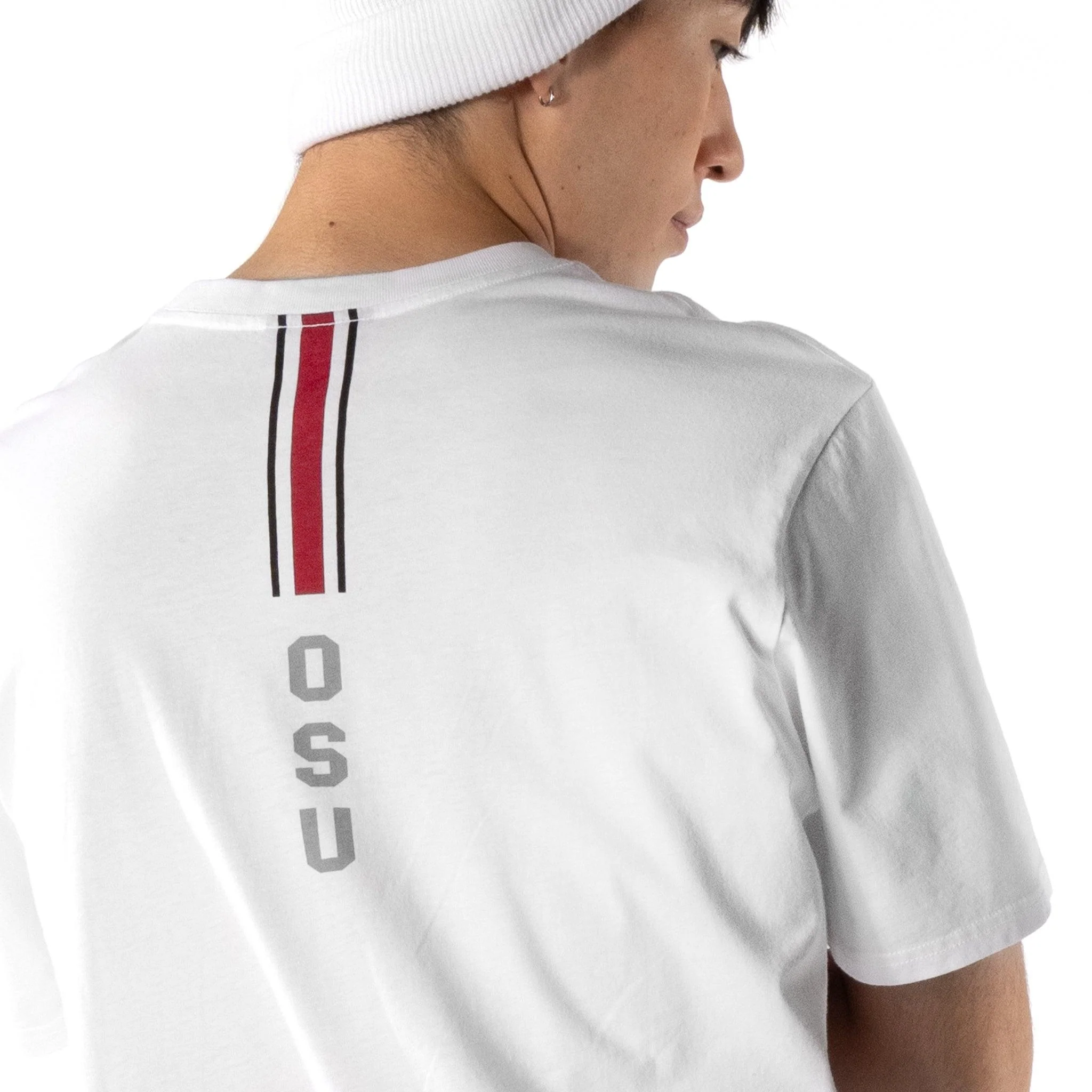 Ohio State Buckeyes Mens Flocked Graphic Tee - Image 3