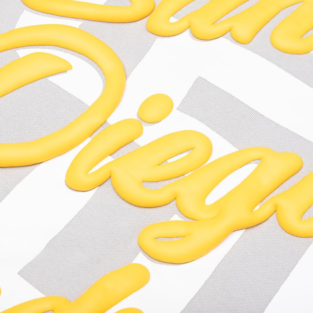 San Diego Padres Puff Print Crew Fleece - Off-White - Image 3