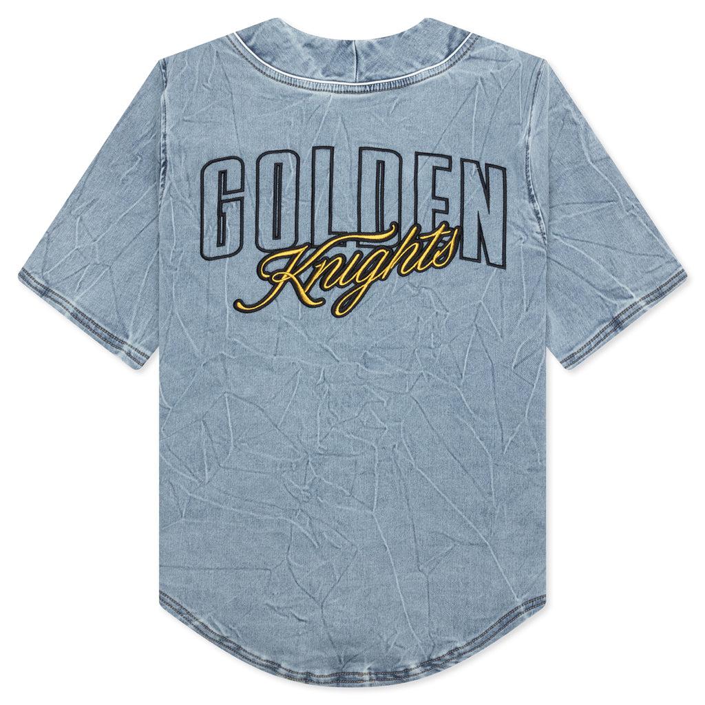 Vegas Golden Knights Blue Denim Button Up Shirt - Image 6